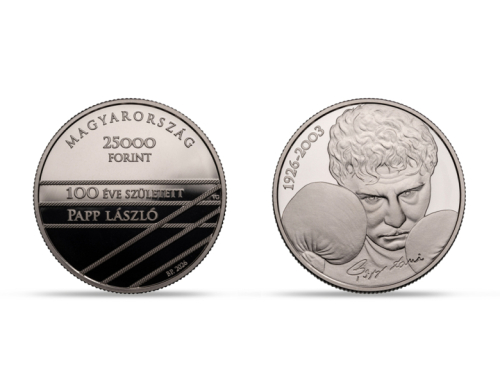 2026. évi Papp László születésének 100. évfordulója ezüst emlékérme, proof